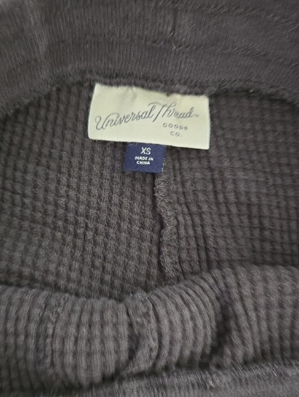 Universal Thread Dark Gray Ribbed Drawstring Joggers - Picture 4 of 8
